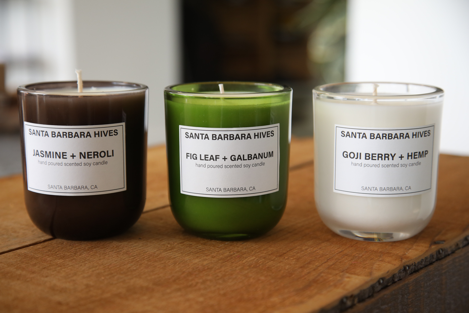 Santa Barbara Hives Scented Soy Candles