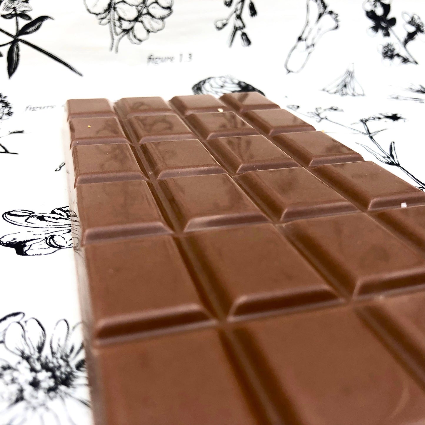 38% Organic Milk Chocolate Bar w/ Orange & Alaskan Sea Salt