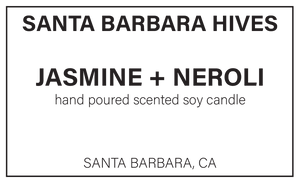 Jasmine + Neroli Scented Soy Candle