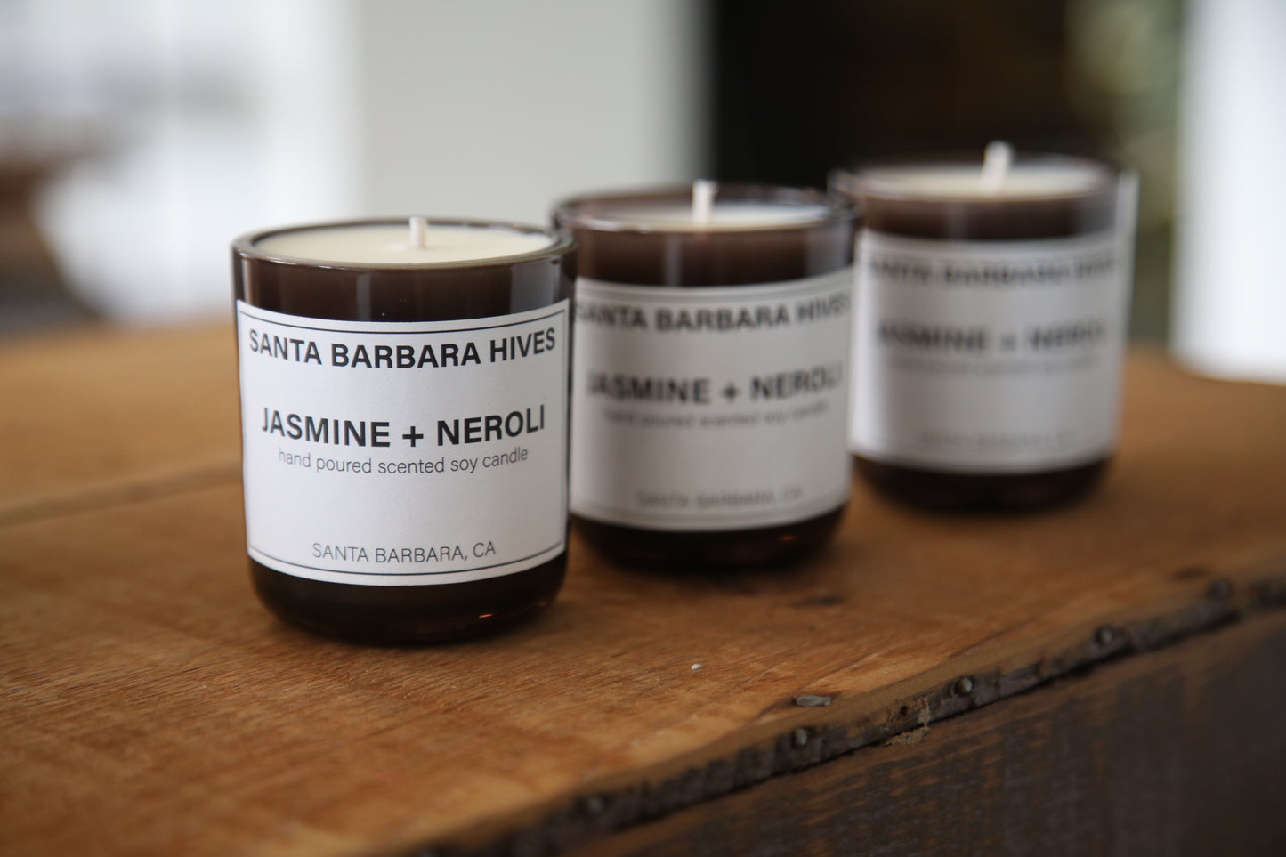 Jasmine + Neroli Scented Soy Candle-Small