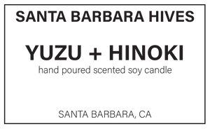 Yuzu + Hinoki Scented Soy Candle