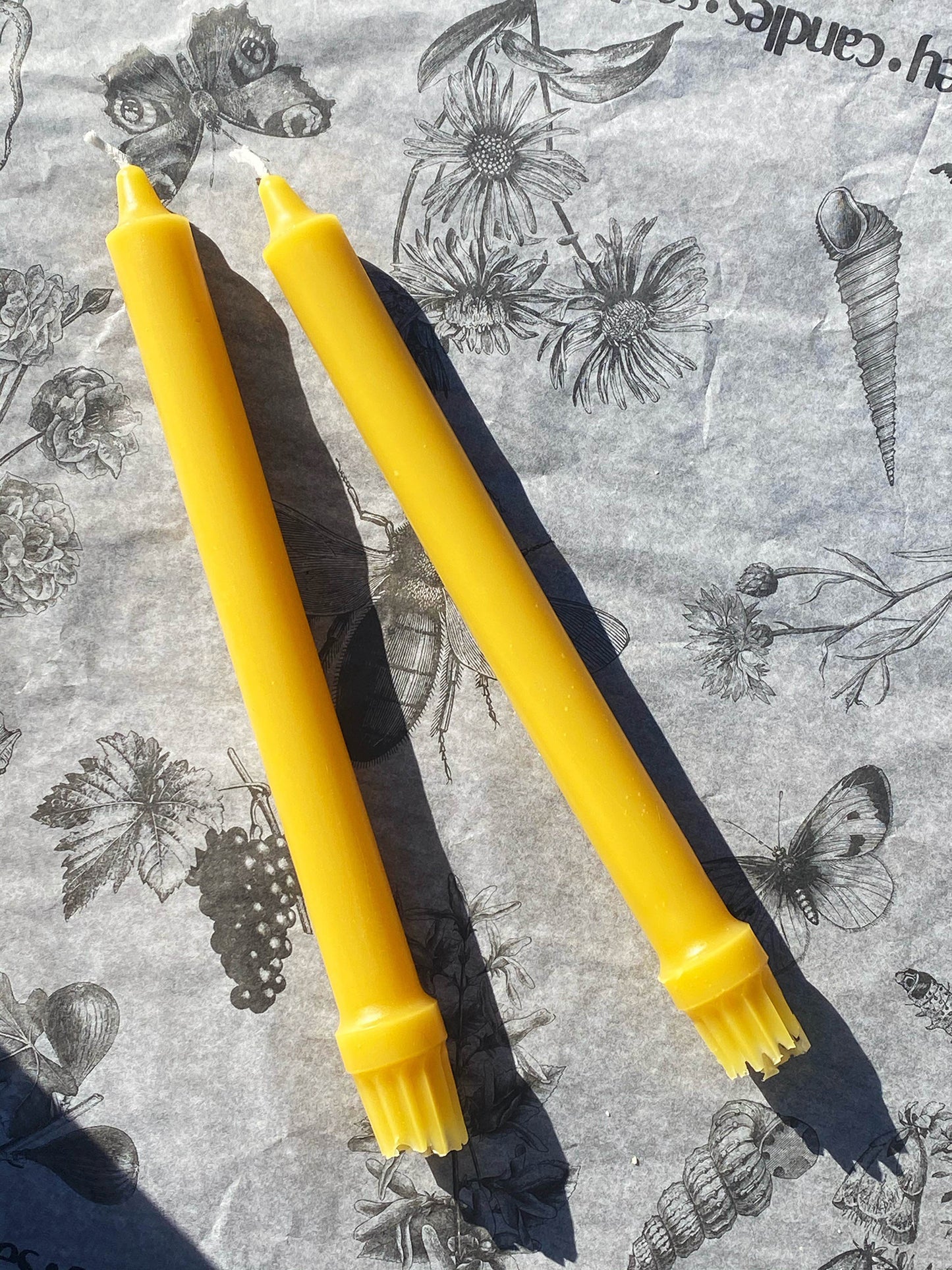 Colonial Beeswax Taper Candles