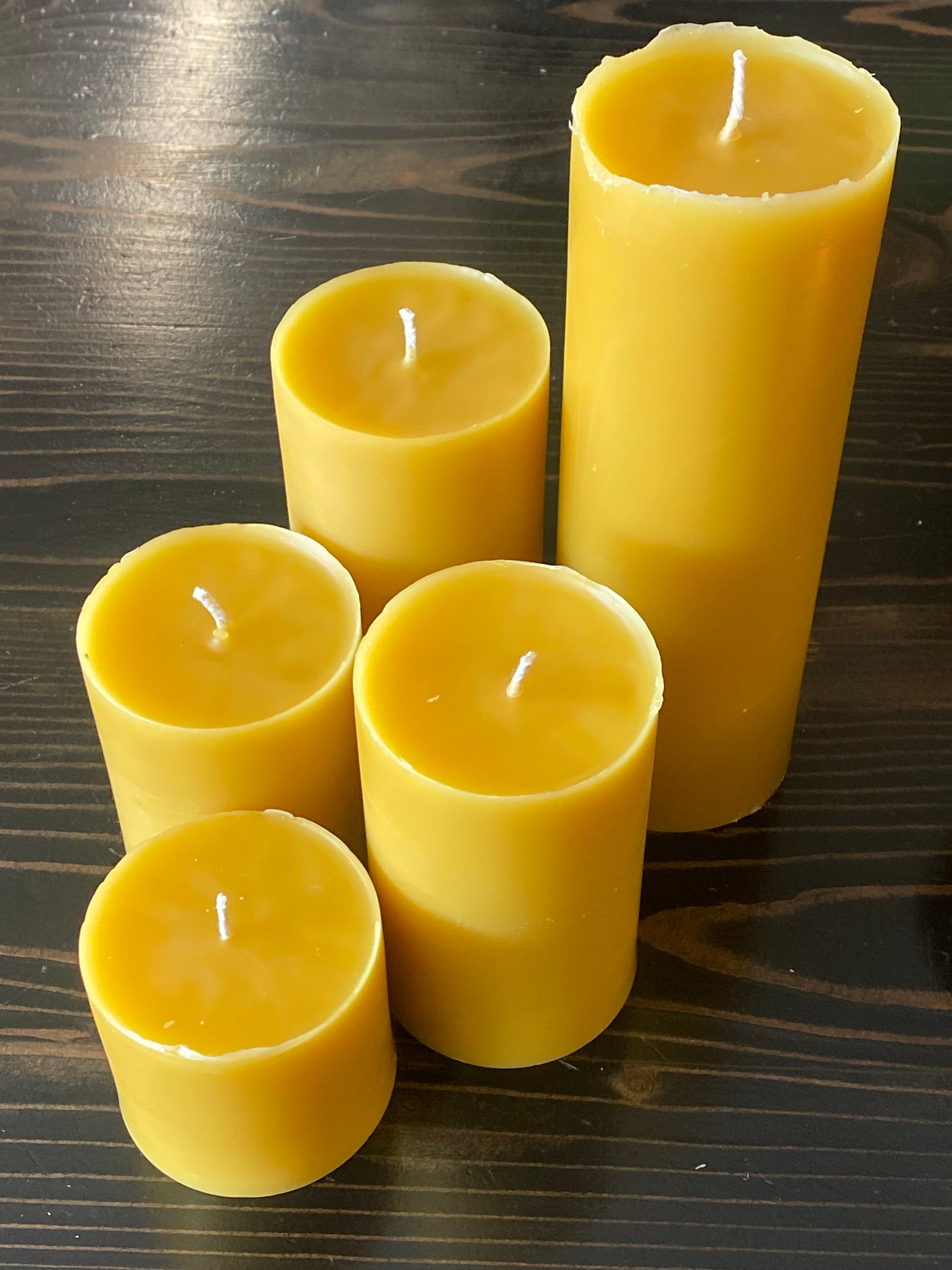 Beeswax Solid Pillars