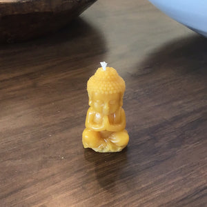 Beeswax Buddha Candle